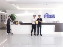 熱烈祝賀羅總簽約創綠家成都市區級代理!